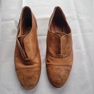 PIKOLINOS Brown Leather Flats